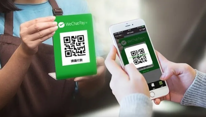 Quét mã QR Code chuyển tiền wechat