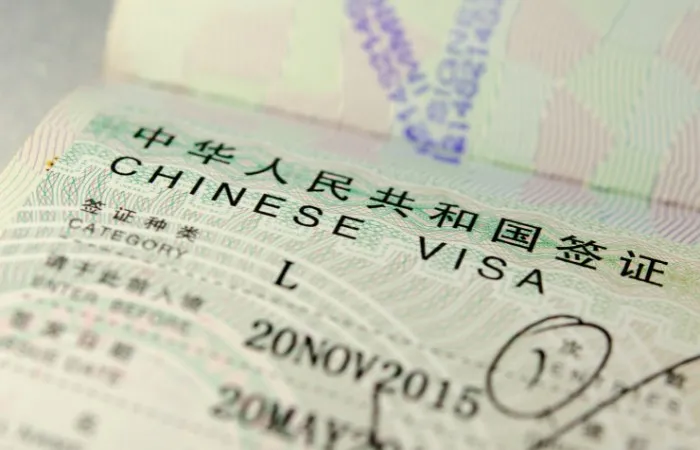 các loại visa Trung Quốc