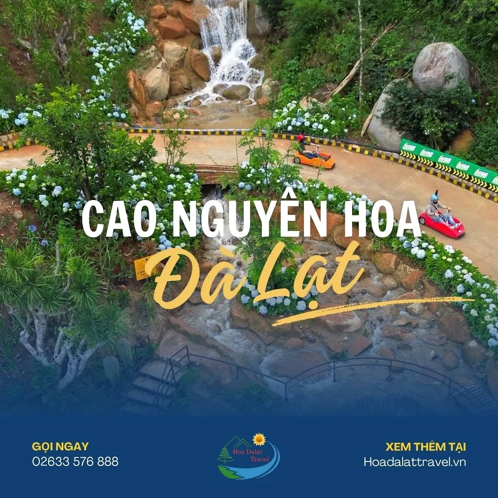 Toàn cảnh Cao nguyên hoa Đà Lạt