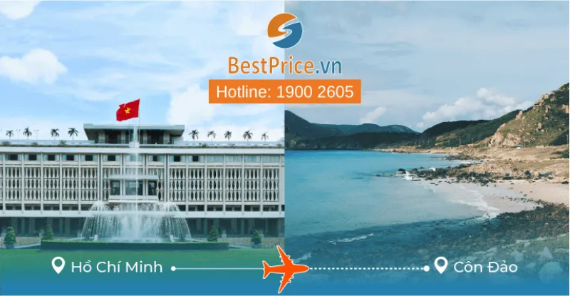 Đặt vé máy bay Sài Gòn đi Côn Đảo