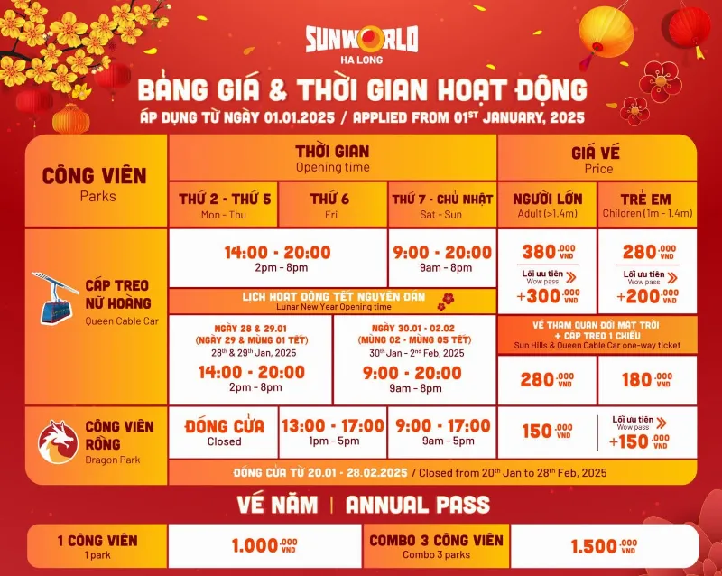 Cáp treo Nữ Hoàng Sun World Hạ Long