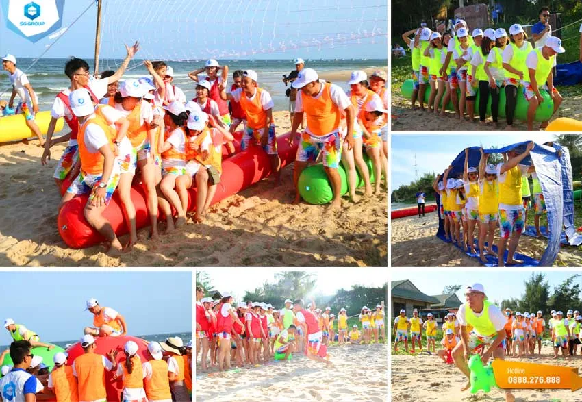 Saigontourist tổ chức chương trình teambuilding độc đáo cho tập thể với các trò chơi siêu hấp dẫn