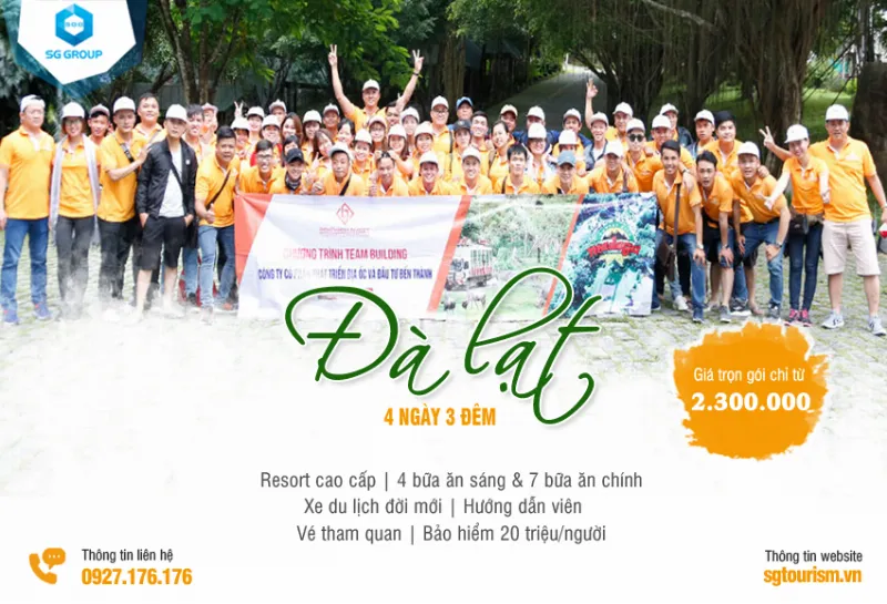 Tour Đà Lạt 4 ngày 3 đêm