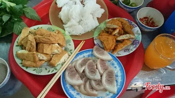 Bún đậu gốc đa Ngõ Gạch