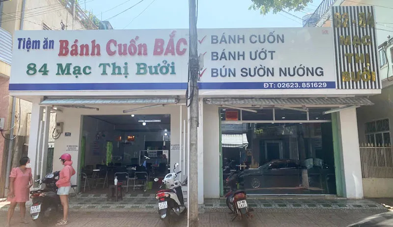 Bánh cuốn Bắc tại Tiệm Ăn Bánh Cuốn Bắc, Buôn Ma Thuột