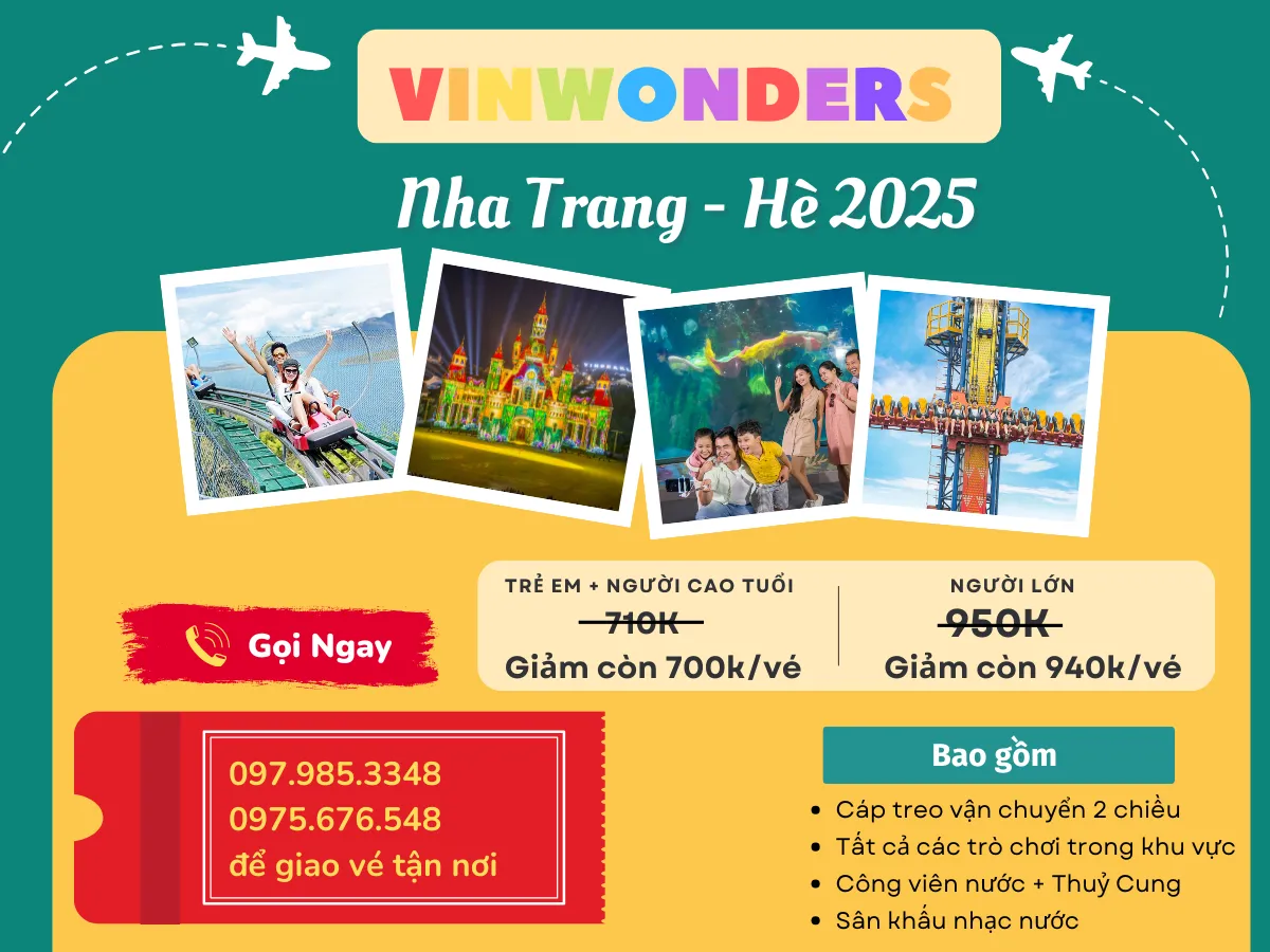 Giá vé VinWonders Nha Trang