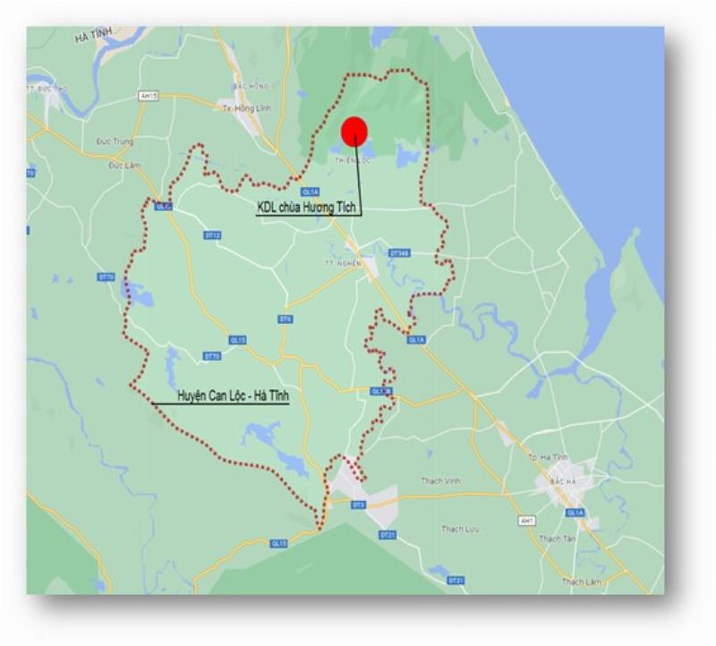 Hình ảnh minh họa các lựa chọn di chuyển lên chùa Vạn Linh: cáp treo và đường bộ (bậc thang).