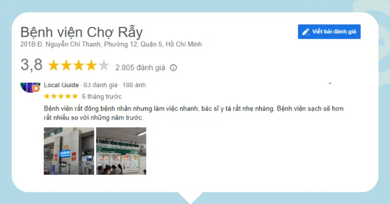 Review Bệnh viện Chợ Rẫy