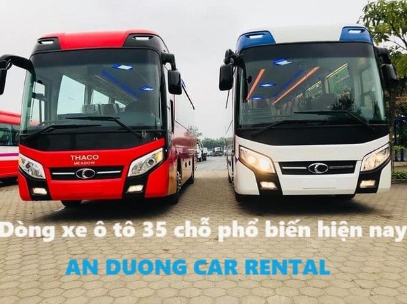 Các mẫu xe 35 chỗ phổ biến tại Việt Nam, hình ảnh đại diện của Samco và Thaco